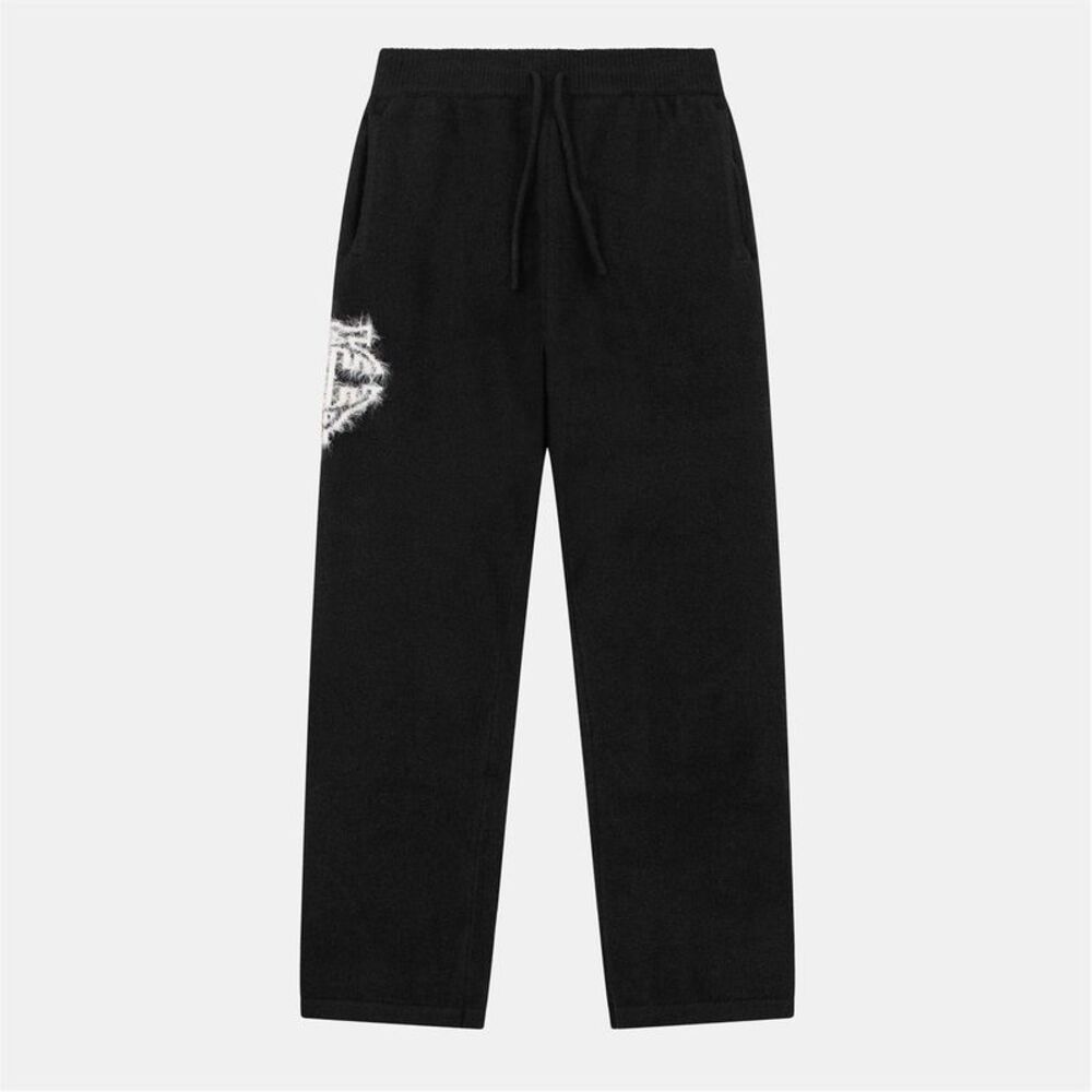 Couture Womens/Ladies Wool Blend Relaxed Fit Joggers / Black
